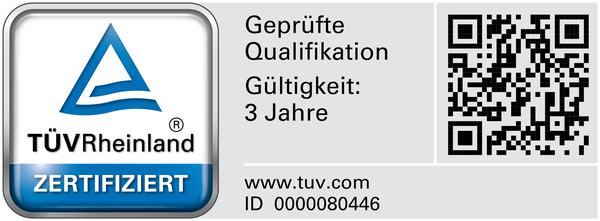 Crypto Security Zertifikat TÜV